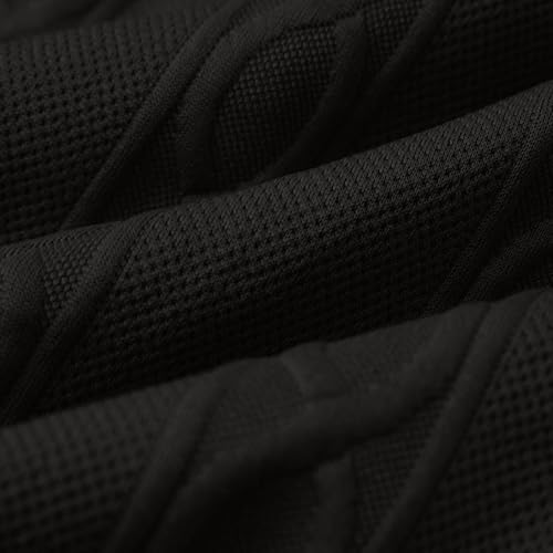 Image of Men's Cargo Shorts Casual Elastic Waist Drawstring Textured Lightweight Summer Comfy Beach Shorts Multi Pockets