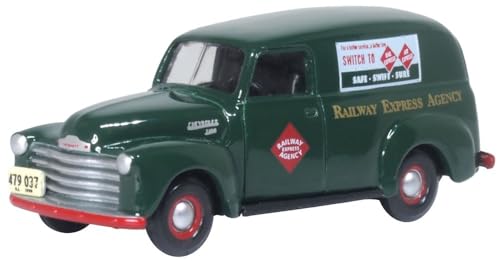 Modelo coche Chevy Panel Van 1950 1:87 Oxford Diecast miniatura 1