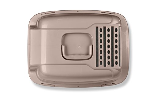 Van Ness Pets Odor Control Large Enclosed Sifting Cat Pan With Odor Door, Hooded, Beige, Cp66 #TOP6