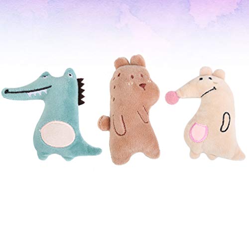 POPETPOP 3 Peças de Brinquedos de Pelúcia para Gatos Bonitos Dos Desenhos Animados para Gatos Brinqu