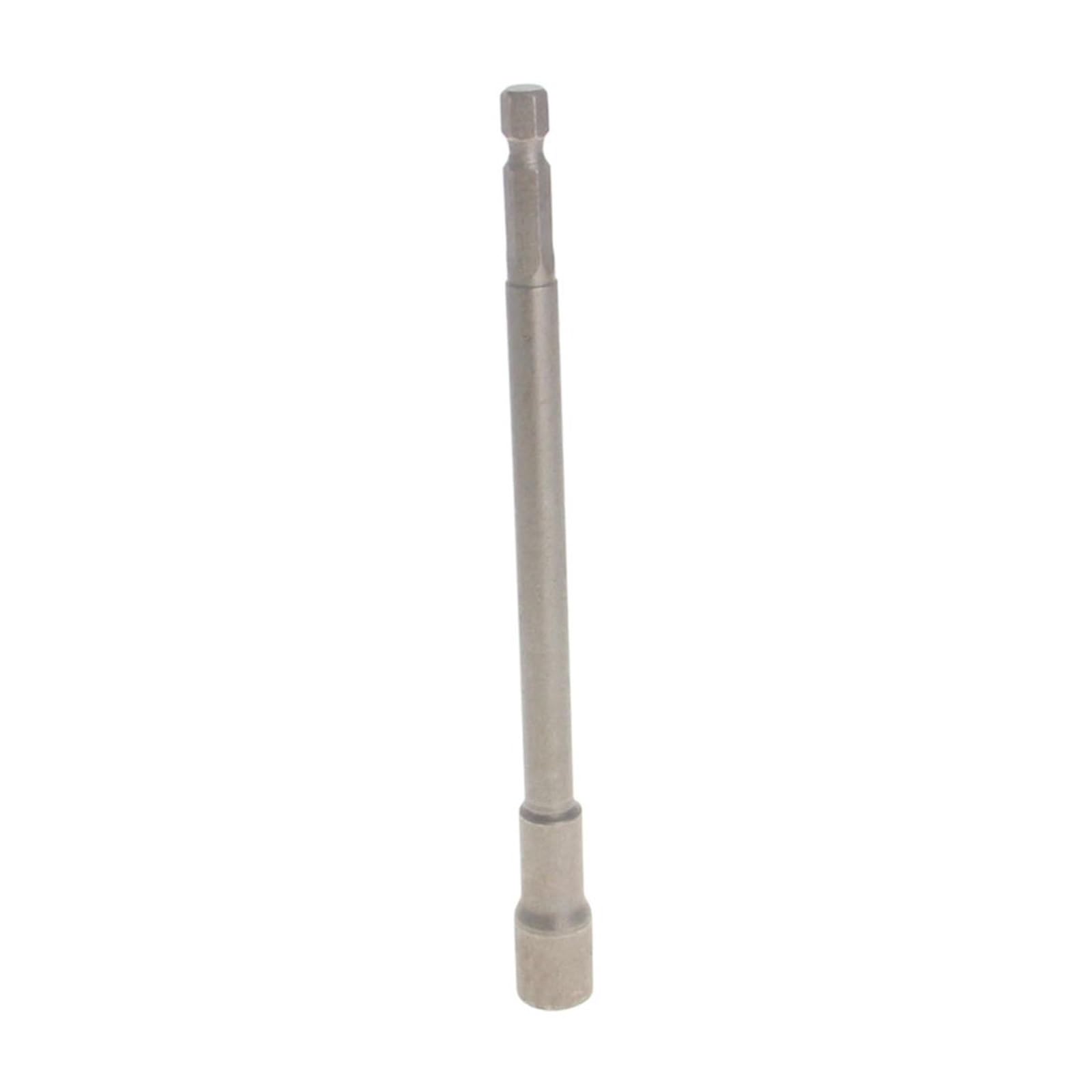 Juego de adaptadores de enchufe hexagonal, 2 piezas de destornillador de tuerca de impacto no magnético de 8 mm, 150 mm de largo, herramientas de metal de 1/4 pulgadas