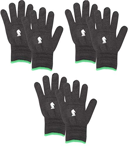 Classic Equine Horse Barn Gloves Small - XL Sizes (Large, 3 Pairs)