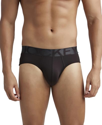 Image of Jockey IC27 Men's Tactel Microfiber Elastane Stretch Solid Brief with Moisture Move Treatment