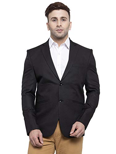 Image of WINTAGE Men's Polyester Cotton Festive and Casual Blazer Coat Jacket