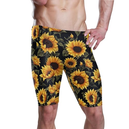 UMIRIKO Sunflower Men's Swimsuit Swim Jammers L B0401468