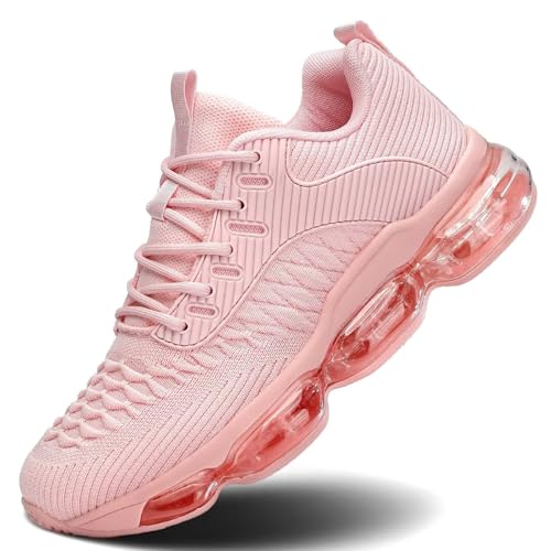 Image of Kapsen Womens Walking Running Shoes Air Cushion Breathable Fashion Tennis Sneakers Mesh Workout Casual Athletic Sports Gym