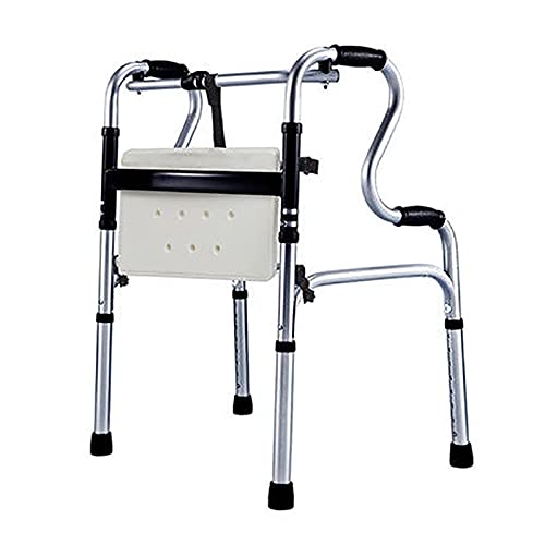 Chaise de douche de salle de bain avec siège et aide à la marche pliable