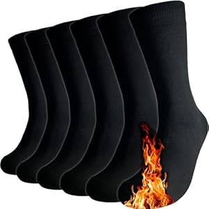 topline 6 Pares Calcetines Térmicos – Calcetines Térmicos Mujer – Calcetines Térmicos Hombre – Calcetines Invierno Hombre – Calcetines Mujer Invierno – Calcetines Térmicos Frio Extremo