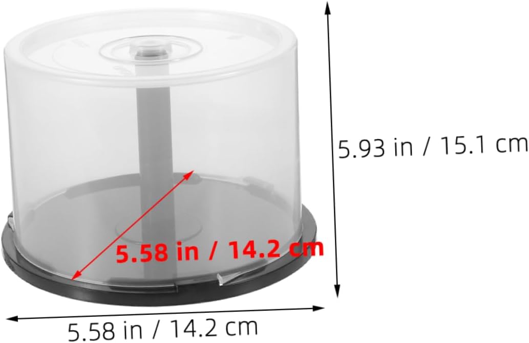 PRETYZOOM 3pcs Box Cd Storage Units Column Storage Bucket Containers Organize and Protect Your Cd Collection Sturdy Material