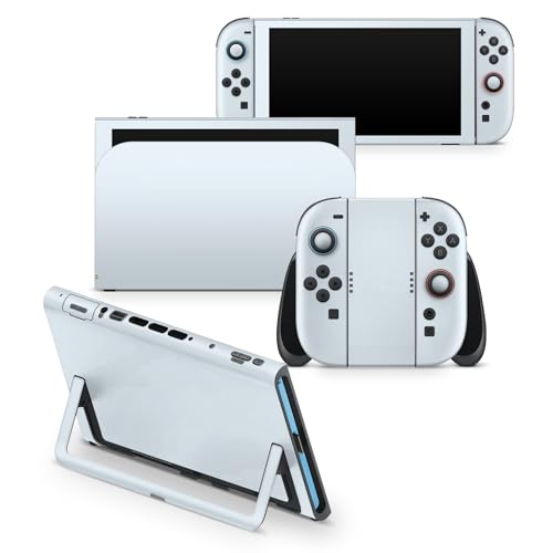 Tacky Design Classic Solid Color Skin for Nintendo Switch Skin Vinyl 3m Stickers Full wrap Cover (Pastel Blue, Switch 2 (2025))