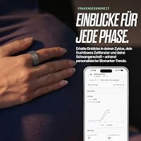 ULTRAHUMAN Ring AIR Smart Ring für Schlaf & Fitness, Wasserdicht, ohne ABO | Leichtes, robustes Titangehäuse, erfasst 50+ Gesundheitswerte & Frauengesundheit, 6+ Tage Akku, ohne Abo, für iOS & Android – Ansicht 6