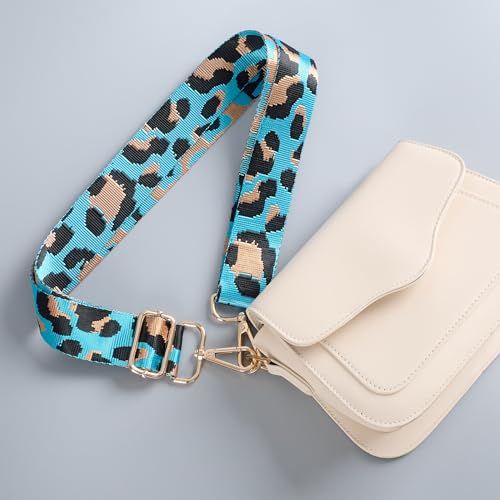 Image of chushui Leopard Print Purse Strap for Women,Adjustable Crossbody Bag Strap