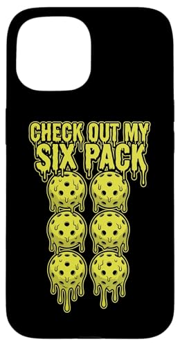 Funny Dripping Check Out My Six Pack �s�b�N���{�[���v���[���[ �X�}�z�P�[�X iPhone 15 �p