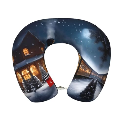 Almohada de Viaje de Espuma Viscoelástica Negro miniatura 1