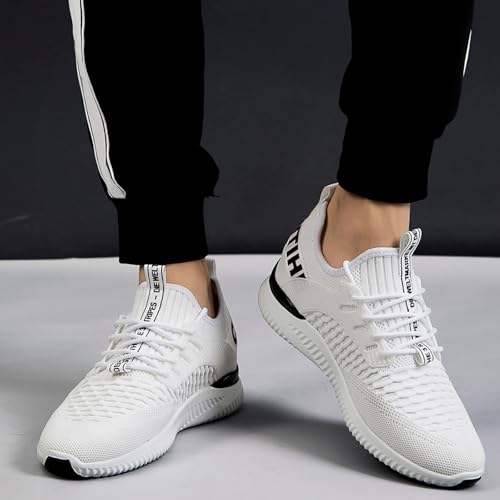 Men's Elevator Sneakers 2.4-4‘’Hidden Height Increase Breathable Mesh Lightweight Athletic Walking Shoes for Men4