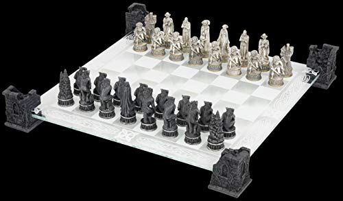 Preisvergleich Produktbild Nemesis Now Vampires & Werewolves Chess Set Schachspiel Standard