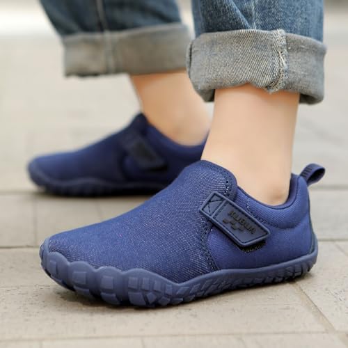 Image of KUBUA Kids Barefoot Shoes Boys Girls Slip On Minimalist Sneakers for Walking Tennis Athletic Hiking Toddler Little Big Kid