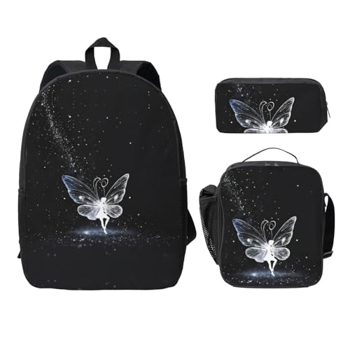 Sac à dos léger boîte déjeuner et trousse pour soulager le dos des élèves