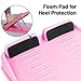 JADE KIT Slant Board Calf Stretcher Adjustable 4 Angles Anti Slip Incline Board for Stretching, Ankle Stretch Board Calf Stretch Incline Board for Heel, Hamstring, Achilles, Leg Calves, Pink