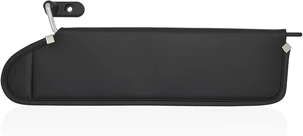 CRAZYPARTS Driver Left Side Sun Visor Compatible with Jeep Wrangler 2003 2004 2005 2006 Sun Shade Replacement # 5HD811X9AC Black