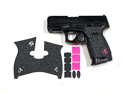 Handleitgrips Textured Rubber Gun Grip Tape Enhancement For Taurus G3C With Pink Inserts #TOP10