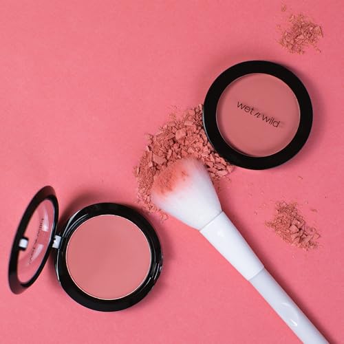 Image of wet n wild Color Icon Blush, Effortless Matte Natural Sheer Glow & Seamless Blend, Luxuriously Infused Smooth Jojoba Oil, Cruelty-Free & Vegan - Mellow Wine