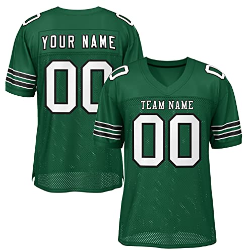 Custom Football Jersey Personalized Stitched/Printed Team Name & Number For Men Women Youth #TOP2