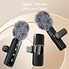Wireless Lavalier Microphone for iPhone iPad Android, Clip On Microphone with LED Display and Noise Reduction, Wireless Mic for Video Recording, YouTube, TikTok, Vlogging, Podcast, Interview #1