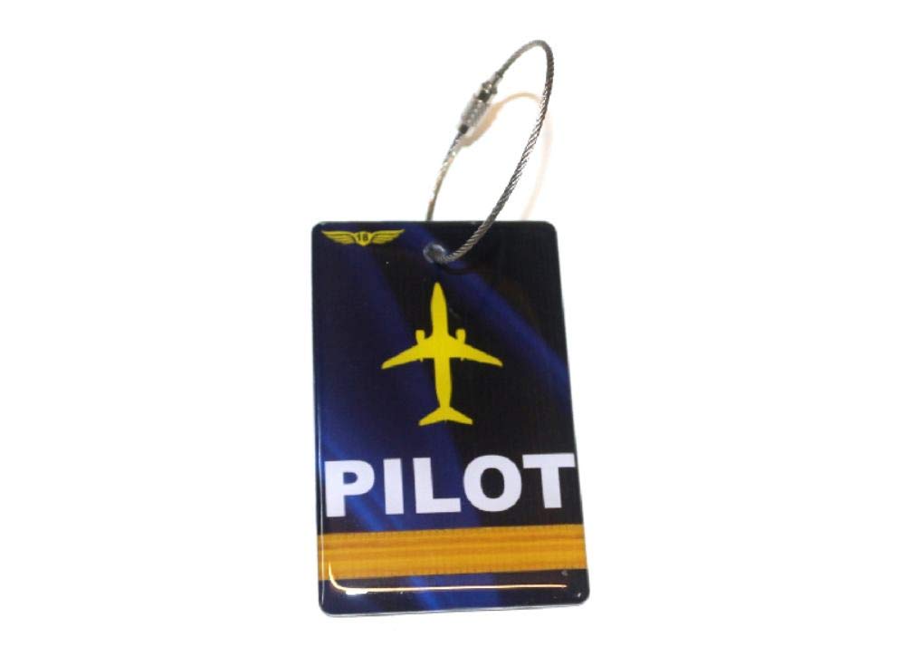 Pilot 3 Stripe 3D Bag Tags for Pilots and Aviation Lovers-image-35