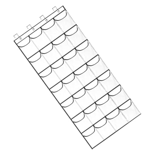 HOMOCONO 1set Over Door Hanging Organizer Storage Bag for Shoes Accessories and Essentials Non-Woven and Mesh Easy Install Wall Hanging for Use