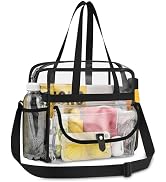 Amazon.com: Higuyst Beige Clear Backpack for Women - Stadium 
