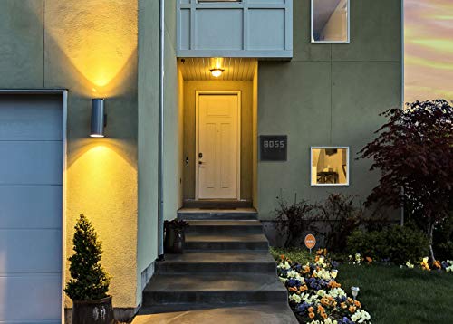 Peelco Locking Decorative Custom Mailbox - Design Numbers Or Names On These Residential Mailboxes- Rust & Weather Proof Galvanized Stainless Steel - 2 Spare Keys (Matte Black) #TOP3