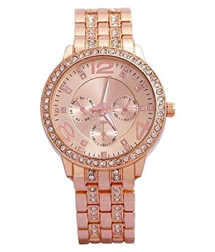 AXTON Women Wrist Watch Rose Gold Metal Belt Stainless Steel Casual Analog Watch (B0CHB17WQ7) Amazon Price History, Amazon Price Tracker