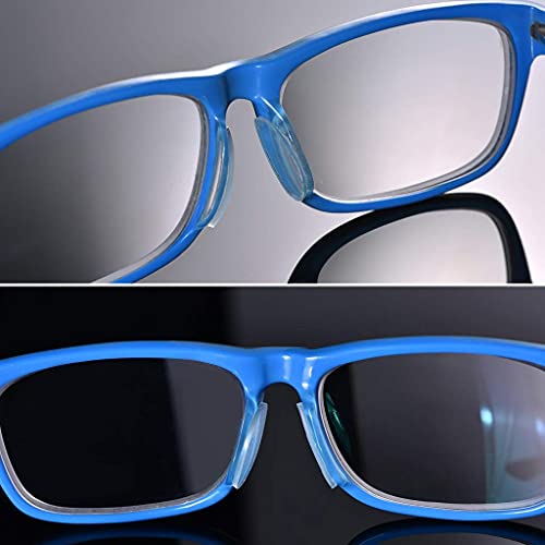 Lot de 12 Paires de Coussinets de Nez pour Lunettes Autocollantes en Silicone Souple antidérapant (1.5 mm Transparent) - Image 7