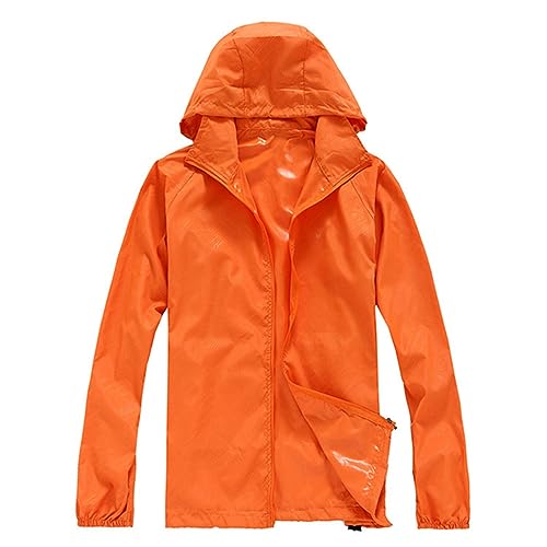 Chaqueta de lluvia para mujer chubasquero impermeable de talla grande con capucha 1