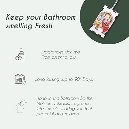 Image of Car Air Freshener Auto Perfume Car Decor Accessory Wood Scent Essential Oil Aroma pendant for Car Mirror Hanging Car Interior Diffusers Exclusive gifts (1 pcs, FLORAL BLSSOAM FRAGRANCE)