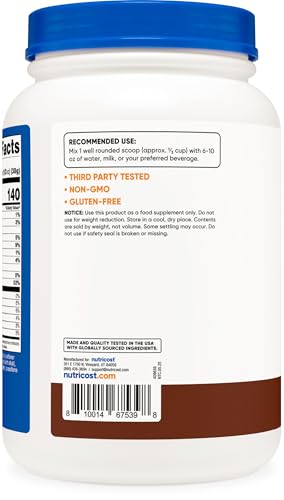 Image of Nutricost Whey Protein Isolate (Milk Chocolate) 2LBS