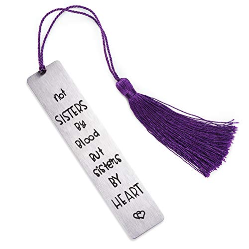 Sister Gifts From Sister Marque-page avec inscription Long Distance Relationship pour elle adolescente amies filles cadeau d'anniversaire de la sœur Cover