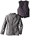 Isaac Michael Big Boys' 3 Piece Fashion Suit with Trim, Silver, 10