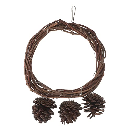 BUGUUYO 1juego Juguete De Columpio para Aves Soporte Columpio para Periquitos y Pájaros Accesorio Natural Vino para Aves Pequeñas para Canarios y