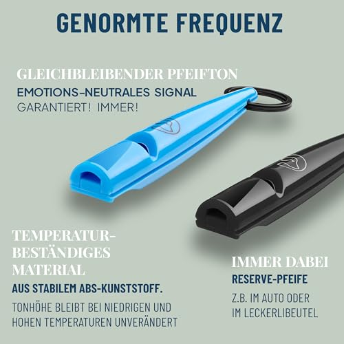 Hundepfeife Gizzy für effektives Hundetraining und Rückruf