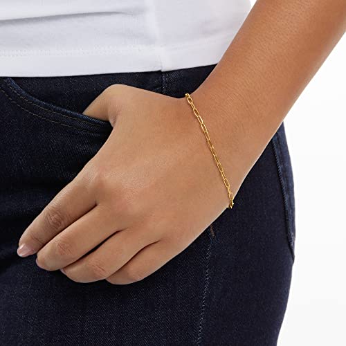 Amazon Essentials 14K Paperclip Chain Bracelet2