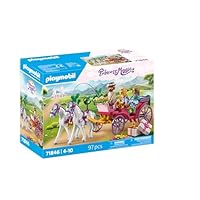 Playmobil | Princess Magic | Royal Carriage Ride with Princess and Prince | Princess Toy | Fairy Tale Toy for Kids Aged 4+ | 71846