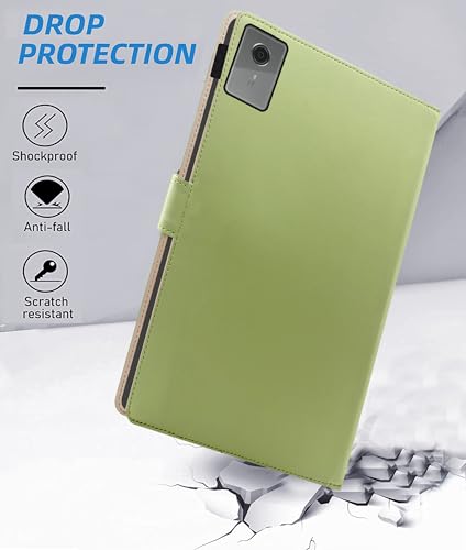 Image of TGK Flip Cover for Lenovo Idea Tab Plus 12.1 inch Tablet Case TB361FU TB361ZU with Stylus Holder (Mint Green)