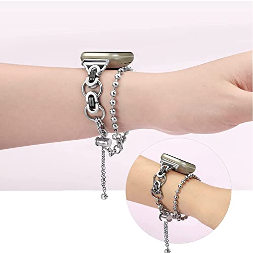 Gimuk Metal Strap Compatible with Fitbit Versa 3/Fit bit Sense Strap - Image 4