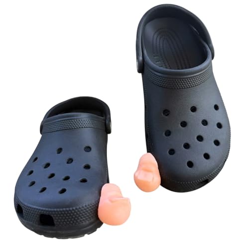 Funny Fake Toes Shoe Charms Compatible with Crocs –...