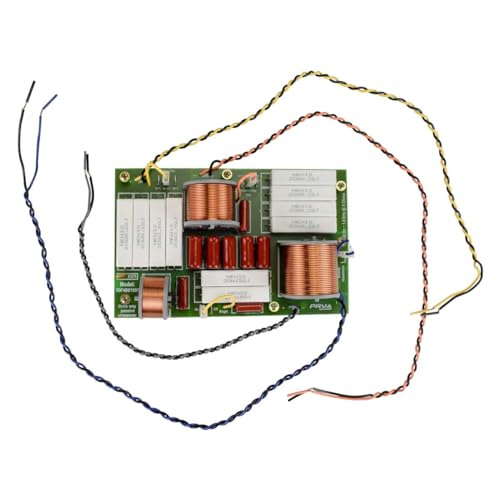 PRV AUDIO 3DF400/1800 Three Way Crossover Car Audio with Woofer Impedance Selection, 3 Way Crossover Point at 400/1,800 Hz