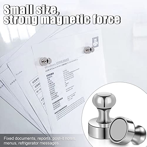 MIN CI 50 Packs Strong Fridge Magnets, 12 x 16 mm Small Neodymium Round Magnets for Adults White Board, Office - Image 4