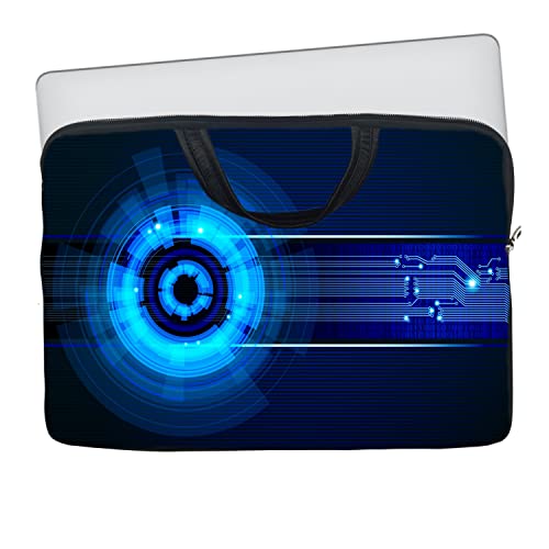 Image of TheSkinMantra Chain Laptop Sleeve Bag Compatible with Laptop /Macbooks /Chrombook /Notebook /Zbook (14.1 Inch (Handle), Future is Here)