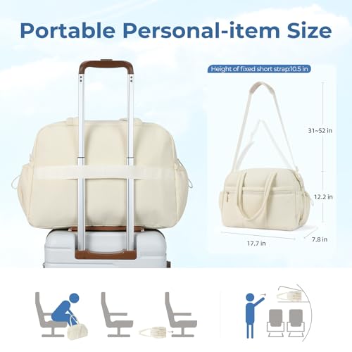 CLUCI Duffle Bag for Travel Bundles with Mini Backpack Keychain Wallet for Women4